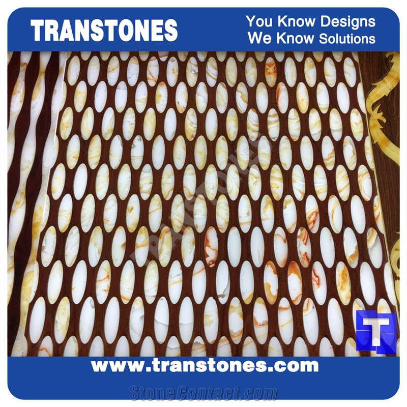 Artificial Alabaster Panels for Interior Decors