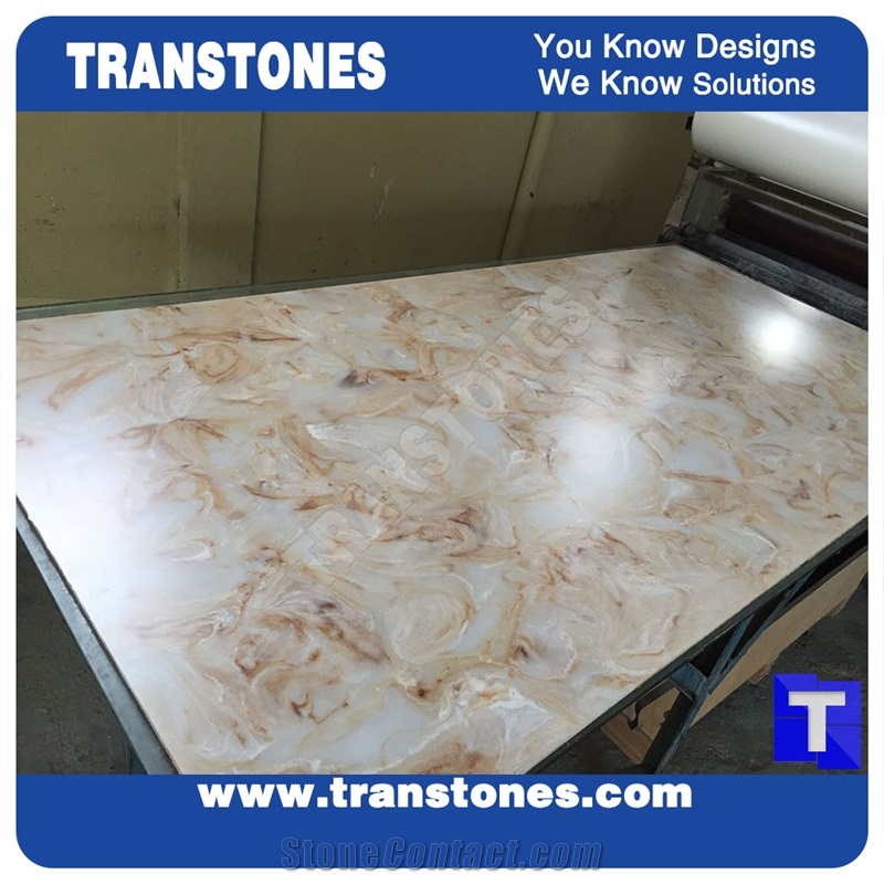 Artificial Imperial Gold Marble Tiles