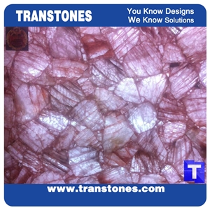 Artificial Translucent Agate for Interior Decors