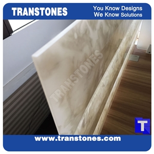 Beige Artificial Translucent Slabs