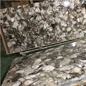 Big Slab Solid Surface Faux Alabaster Sheet