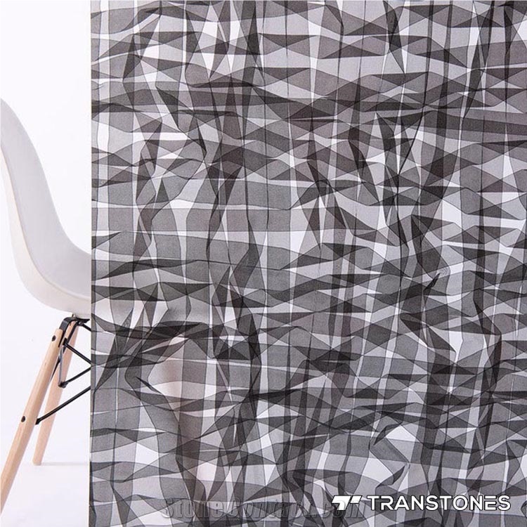 Black Snatch Pattern Translucent Acrylic Sheet