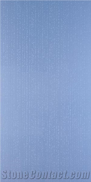 Blue Acrylic Rain Pattern Panel Interior Walling