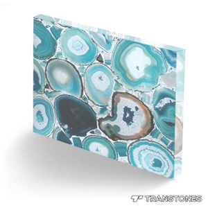 Blue Onyx Agate Stone Agate Semiprecious Stone Slabs