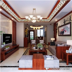 Classes Chinese Flower Pattern Wall Cladding Decor