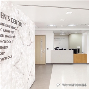 Decor White Artificial Onyx Stone Wall Covering