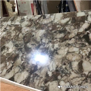 Decorative Wall Translucent Acrylic Onyx Slab