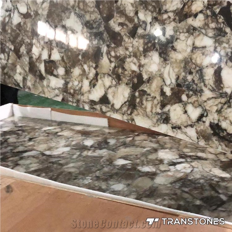 Decorative Wall Translucent Acrylic Onyx Slab