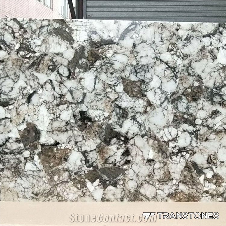 Decorative Wall Translucent Acrylic Onyx Slab