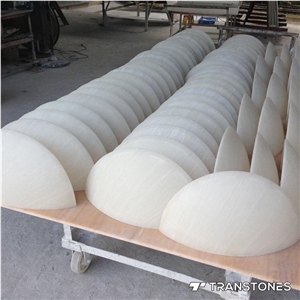 Decorative White Artificial Onyx Stone for Interior Decoration