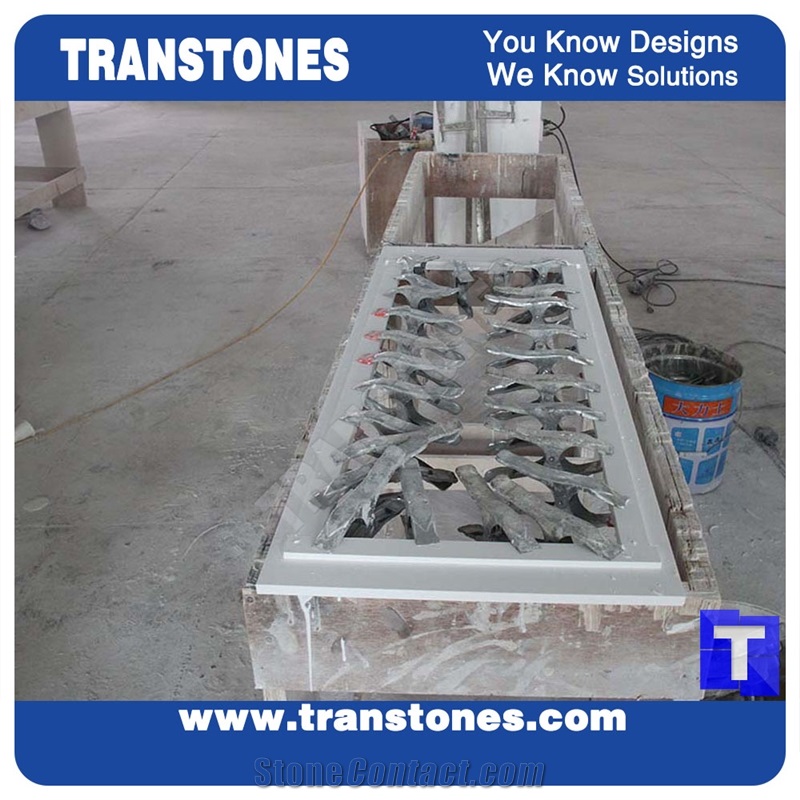 Faux Translucent Onyx Slabs for Wall Cladding