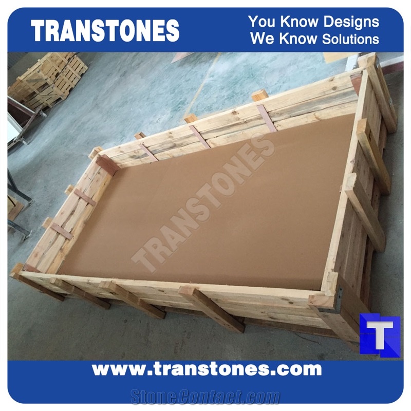 Faux Translucent Onyx Slabs for Wall Cladding
