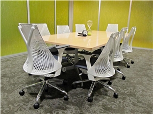 Green Transparent Acrylic Office Decors Walling