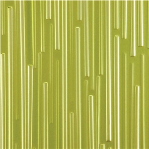 Green Transparent Acrylic Office Decors Walling