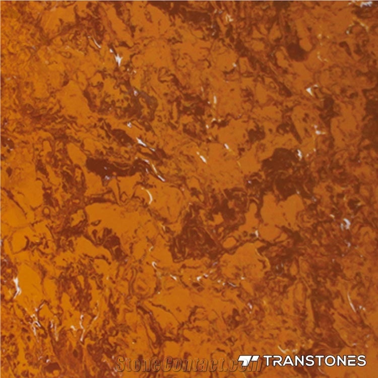 Hilary Duff Polished Alabaster Faux Marble Slab