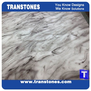 Juparana Spray Grey Artificial Faux Marble Slabs