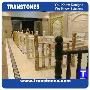 Multi Color Artificial Onyx Handrails