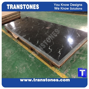 Mysterious Black Faux Marble for Wall Cladding