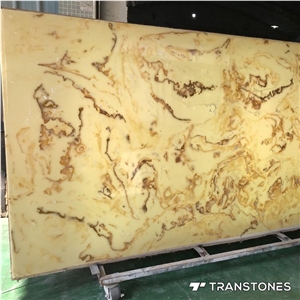 Polished Artificial Alabaster Onyx Sheet
