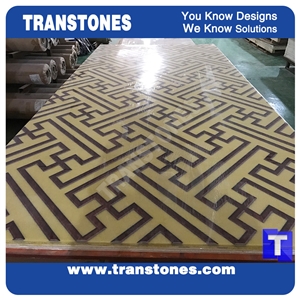 Polished High Gloss Artificial Alabaster Panels