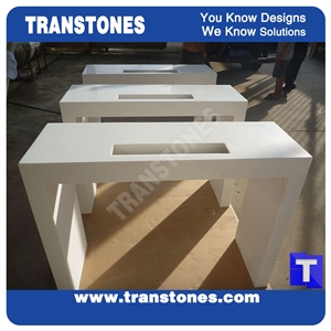 Pure White Marble for Home Fabricated / Decors