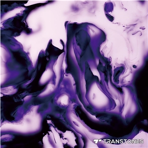 Purple Artificial Alabaster Backlit Design