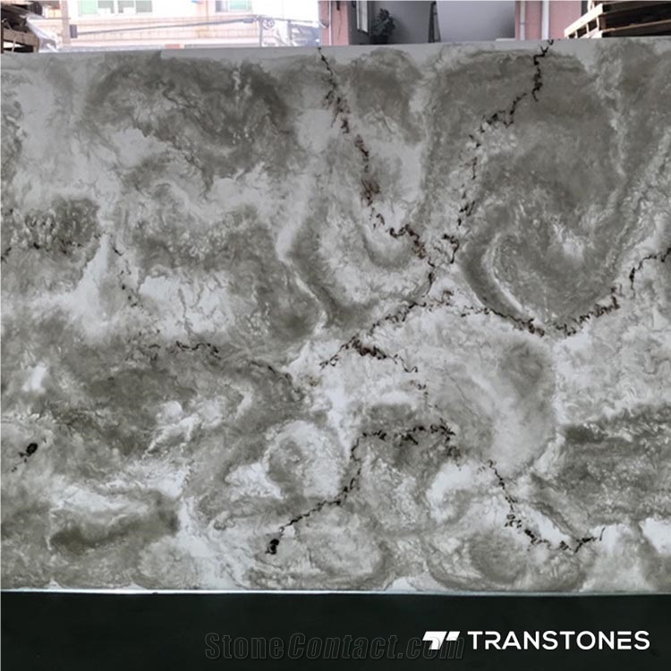 Roman White Faux Stone Column Pilasters