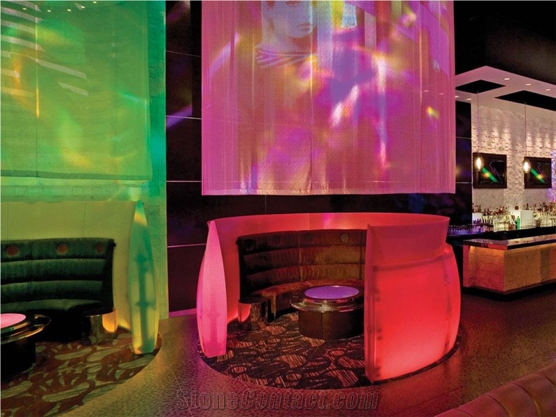 Solid Surface Acrylic Panel Bar Decor Wall Design