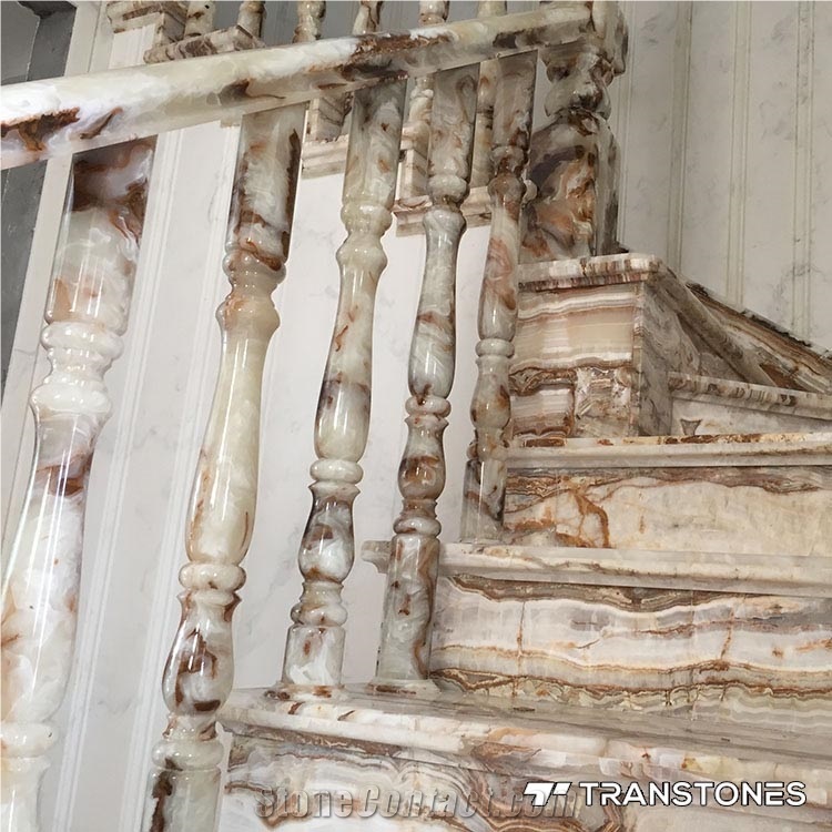 Solid Surface Alabaster Balustrade