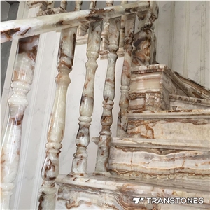 Solid Surface Alabaster Balustrade