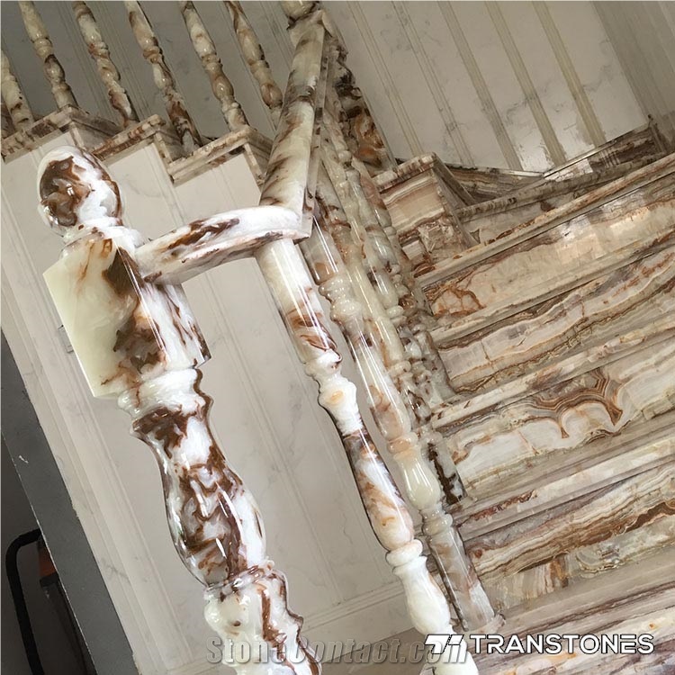 Solid Surface Alabaster Balustrade