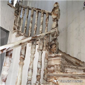 Solid Surface Alabaster Balustrade