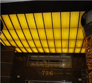 Solid Surface Honey Faux Onyx Tiles