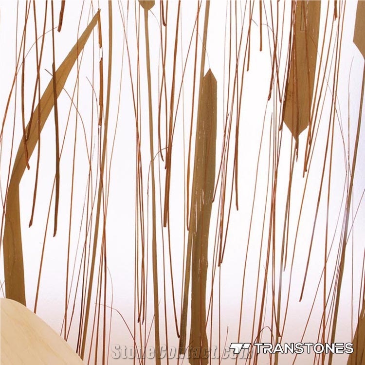 Straight Line Solid Surface Acrylic Panel Walling