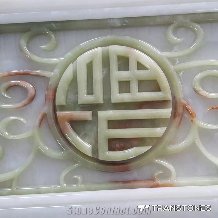 Tiles Faux Alabaster Sheet Wall Decor