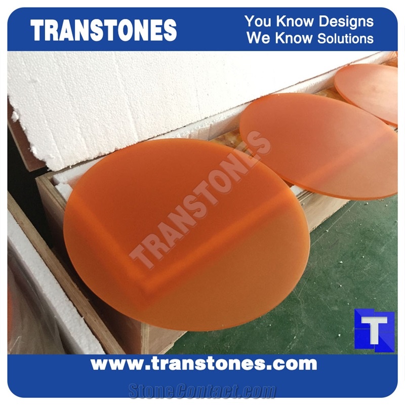Translucent Acrylic Panel Cut to Size Faux Stone