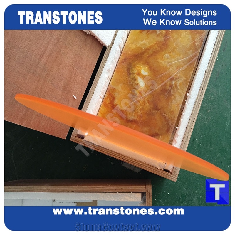 Translucent Acrylic Panel Cut to Size Faux Stone