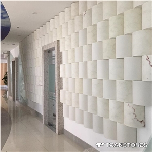 Translucent Artificial Onyx Marble Backlit Decor