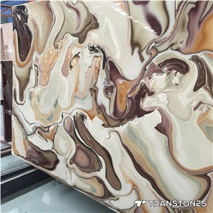 Translucent Resin Panel Faux Onyx Sheet