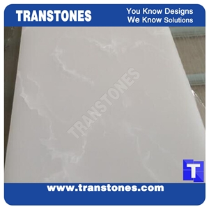 White Artificial Marble Sheets for Office Table