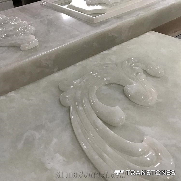 White Artificial Stone Sheet for Wall Decoration