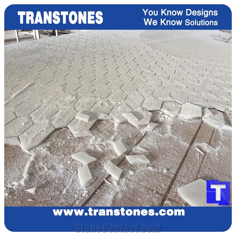 White Solid Surface Faux Alabaster Panels Decors