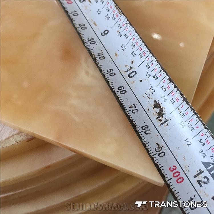 Yellow Onyx Artificial Stone Wall Covering