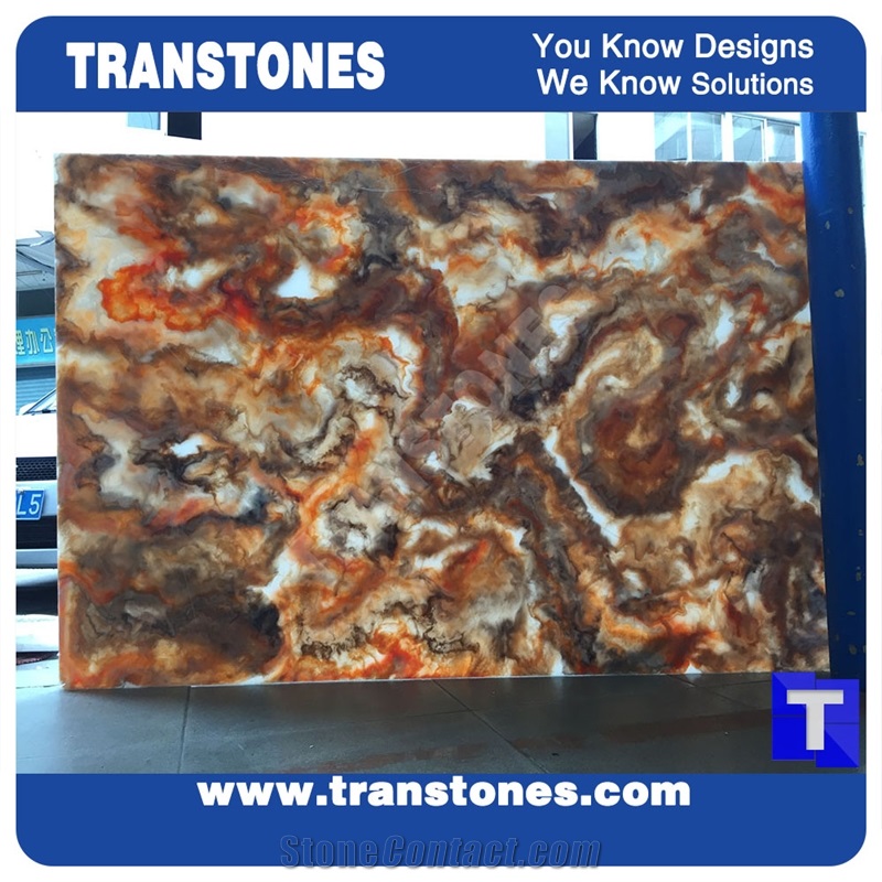 Zebra Fantastico Artificial Alabaster Stone Tiles