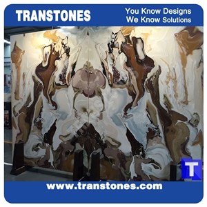 Zebra Fantastico Artificial Onyx Slabs