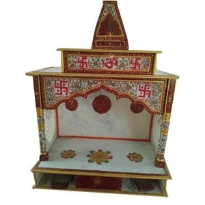 Makrana Marble Painted Temple