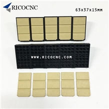 63x37mm Edgebander Track Pads Conveyor Chain Pads