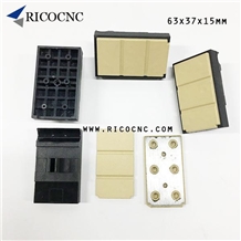63x37mm Edgebander Track Pads Conveyor Chain Pads