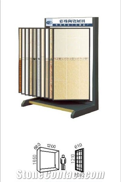 Spinning Wing Sliding Drawer Showroom Tile Display Stands