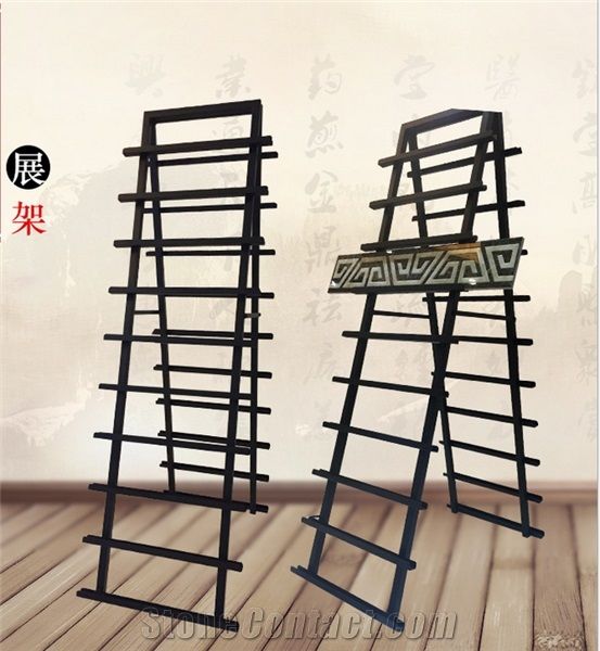 Stone-Ceramic-Hardwood Tile Sample Showroom Board Display Stands